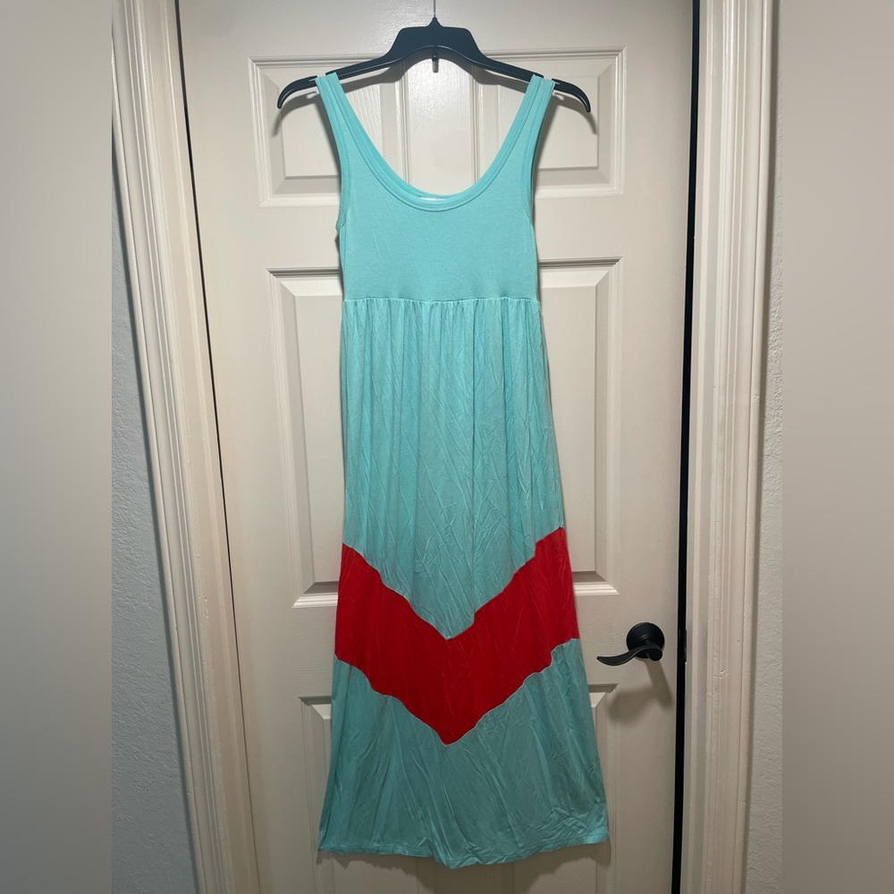 Modern Vintage Aqua Dress